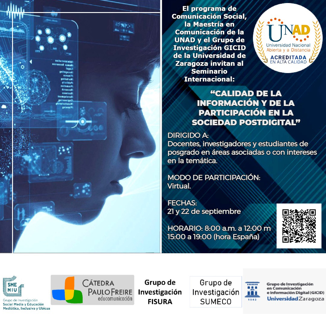 II Seminario Internacional «Calidad de la información y de la participación en la sociedad postdigital»